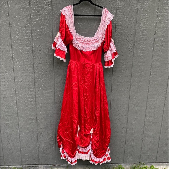 Loralie Dresses & Skirts - Loralie Original Red Southern Maiden Dress 9/10